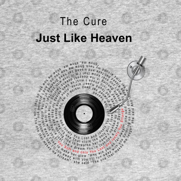 JUST LIKE HEAVEN LYRICS ILLUSTRATIONS by Vansa Design